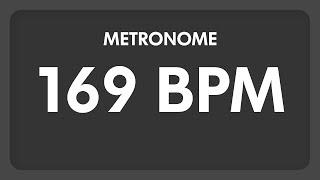 169 BPM  Metronome [upl. by Jephthah96]