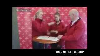 iceland is home of worst handshake ever [upl. by Dirgni]