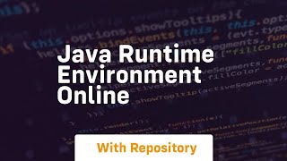 java runtime environment online [upl. by Nnyrb]