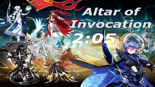 Elsword EU Altar Of Invocation 156 Party Play 205 Clear [upl. by Eidnahs]