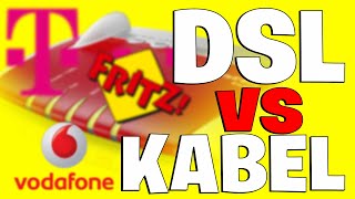 Kabel Internet vs DSL Internet  Was ist besser 2024 [upl. by Beaver733]