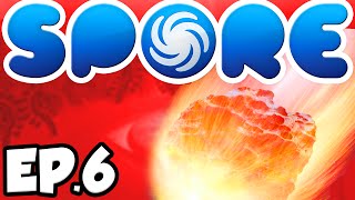 Spore Tale of The Wafflesaurus Ep6  METEOR HIT [upl. by Ociredef]