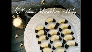 Foukané lískooříškové rohlíčky  ❄ Vánoční edice ❄  CZSK HD recipe [upl. by Florie882]