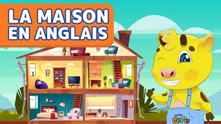 APPRENDRE LANGLAIS  PARTIES DE LA MAISON EN ANGLAIS  ANGLAIS POUR ENFANTS AVEC AMI MUMU [upl. by Nilek266]