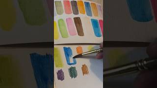 Incredible Bruynzeel watercolor pencils art shortvideo aquarelle carandache watercoloring [upl. by Mendes78]