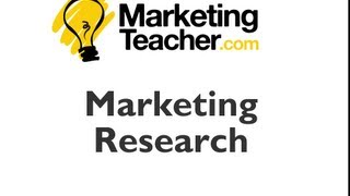 Marketing Research [upl. by Boonie]