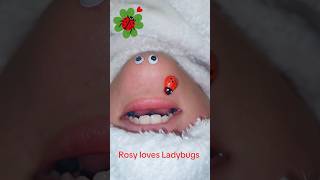 Rosy loves Ladybugs 🐞 youtubeshorts [upl. by Adnicul]