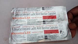 Micodox LBX Capsules Doxycycline and lactic Acid Bacillus Capsules review [upl. by Mor]