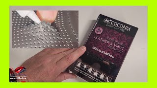 EASY Patch Leather Tear for Under 25 with Coconix Leather and Vinyl Repair Kit [upl. by Rex]