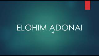 Official Lyrics Video  Elohim Adonai  JoelChrist [upl. by Peggir327]