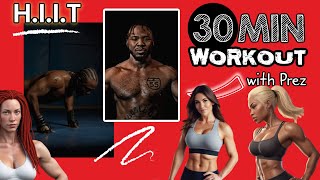 HighIntensity HIIT Workout  30Minute No Equipment FatBurning Class [upl. by Beaufert93]