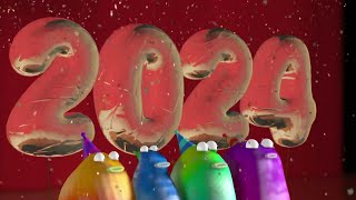 🎉 Blob Opera Happy New Year 2024 🎉 [upl. by Ressler]