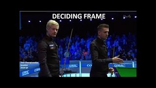 DECIDING Frame Mark Selby v Neil Robertson Tour Championship 2019 [upl. by Shurwood683]