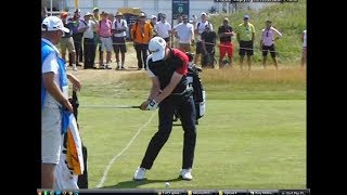 Connor Syme golf swings  Driver Hybrid amp midIron faceon views July 2017 [upl. by Ky]