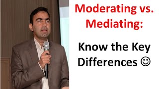 Know the key difference between Moderating and Mediating variable  Kokab Manzoor [upl. by Sudnor]