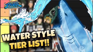 Ranking ALL Water Style Jutsu in Naruto Storm Connections  Tier List [upl. by Brownley]