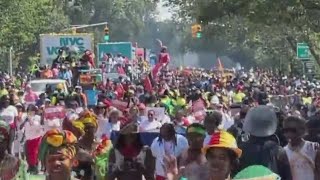 Caribbean culture comes alive at West Indian Day Parade [upl. by Donia]