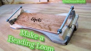 Make a Beading loom for a nice gift or for yourself [upl. by Anelrac]