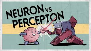 Neuron vs Perceptron [upl. by Eirrem135]