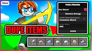 ⛏️OP Pixel Prisons Script  DUPE ITEMS [upl. by Tenner69]