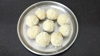 Milk Powder Coconut Ladoo। How To Make Milk Powder Ladoo Recipe। Quick amp Easy [upl. by Lindberg673]