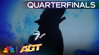 Attraction Juniors Reveals The MAGIC Behind Their Shadow Act  Quarterfinals  AGT 2024 [upl. by Sirenay]