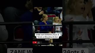 Zane Waterman with a double double vs Mazeikiu 🇱🇹 EverydayGuys Neptunas [upl. by Ecyal782]