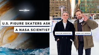 Olympic Figure Skaters Explore the Icy Moon Europa with NASA [upl. by Akimaj]