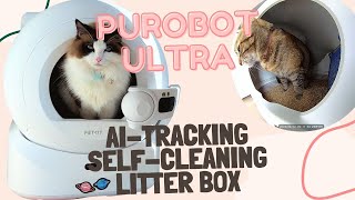 🐾 NEWEST selfcleaning litter box PETKIT PUROBOT ULTRA Review [upl. by Llerad707]