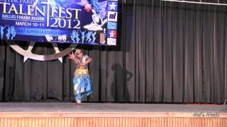 Inter Parish Talent Fest 2012  Semi Classical Dance by Melissa Mathew [upl. by Wilton395]