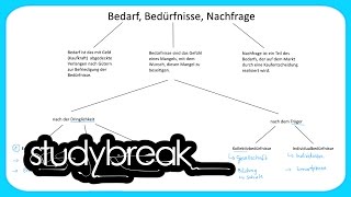 Bedarf Bedürfnisse Nachfrage  Grundbegriffe der Wirtschaftslehre [upl. by Africah]