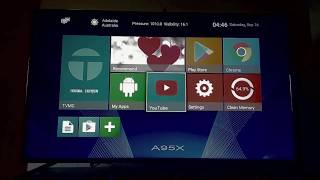 Alphawise A95X R1 Android TV Box Unboxing and Review [upl. by Joella]