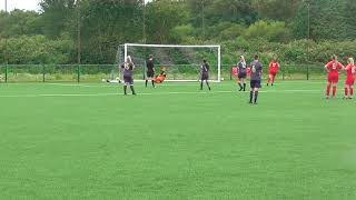 Lisa Costain scores for Isle of Man v Lionesses Supporters Club 02 14 July 2024 [upl. by Luas]