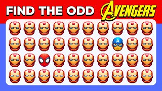 Find the ODD One Out  Avengers Edition 🦸‍♂️🦸‍♀️ 30 superhero levels  Easy Medium Hard [upl. by Gusba987]