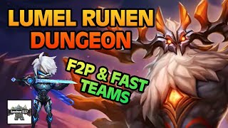 LUMEL RUNEN DUNGEON TEAMS  KLIPPE DER MÄCHTIGEN BESTIENMENSCHEN  SUMMONERS WAR DEUTSCH [upl. by Areic183]