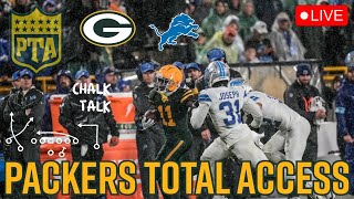 Packers Total Access Chalk Talk  Green Bay Packers Detroit Lions Highlights [upl. by Noerb]