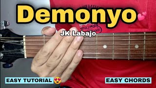 Demonyo Guitar Tutorial  Juan Karlos Labajo EASY CHORDS [upl. by Ronyar751]