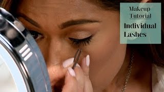 How to Apply Individual Lashes on Yourself [upl. by Etireuqram289]