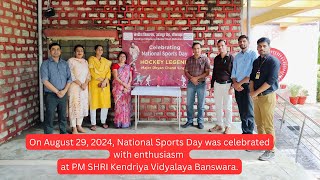 National Sports Day 2024 Celebration at PM SHRI Kendriya Vidyalaya nationalsportsday viralvideo [upl. by Harman681]