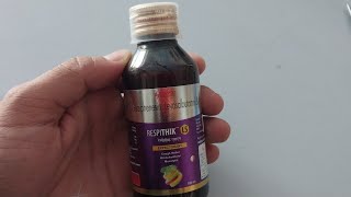 Respithik LS cough syrup use in hindi dry and wet cough [upl. by Ardnohs]