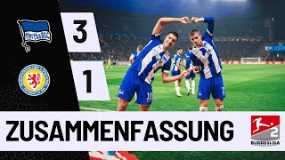 Hertha BSC 31 Eintracht Braunschweig Hertha’s SecondHalf Comeback Secures Victory in Berlin [upl. by Ailito]