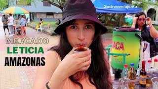 Mercado de Leticia Amazonas gastronomía exótica Parte 1 [upl. by Lugar617]