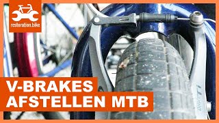 Vbrakes afstellen MTB [upl. by Lebezej970]