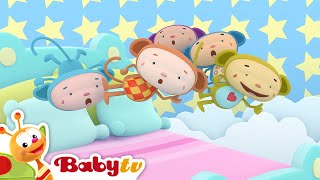 Vijf Kleine Aapjes 🐒  Liedjes amp Rijmpjes  BabyTV Nederlands [upl. by Elohcin349]