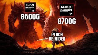 TCHAU PLACA DE VÍDEO AMD Ryzen 8600G e 8700G em MUITOS TESTES [upl. by Gonta]