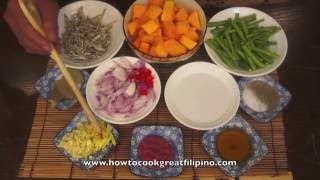 Paano magluto Kalabasa Dilis  Pumpkin amp Dried fish recipe  Tagalog Pinoy Filipino cooking [upl. by Beryl318]