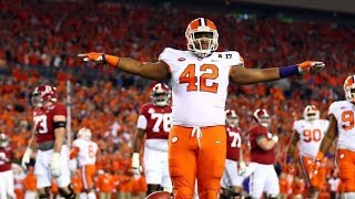 Christian Wilkins DT42 Clemson Tigers vs Alabama 2018 [upl. by Onifur391]