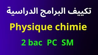 Programme de physique chimie 2 bac 2024 [upl. by Ahsemrak597]