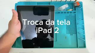 Como trocar a tela do iPad 2 [upl. by Ledda]