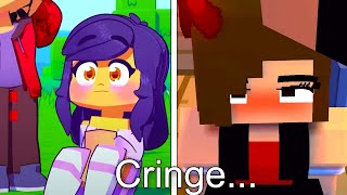 The CRINGIEST Minecraft Animations [upl. by Kcirdorb372]